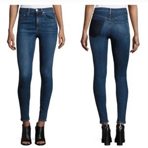Rag & Bone High Rise Skinny Denim Jean